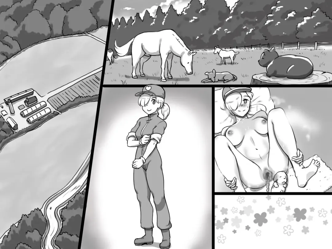 [Mizuiro Megane] Doubutsu Noujou - 3-biki no Kobuta-chan Hen Fhentai - Page 36