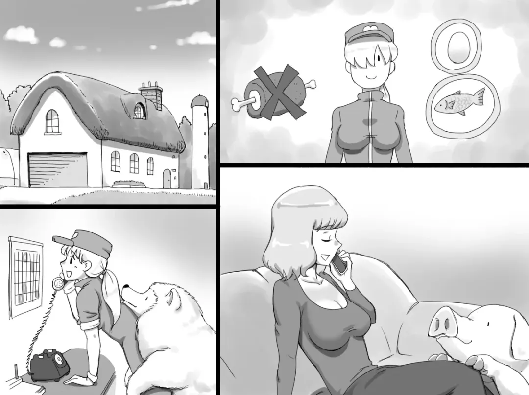 [Mizuiro Megane] Doubutsu Noujou - 3-biki no Kobuta-chan Hen Fhentai - Page 37