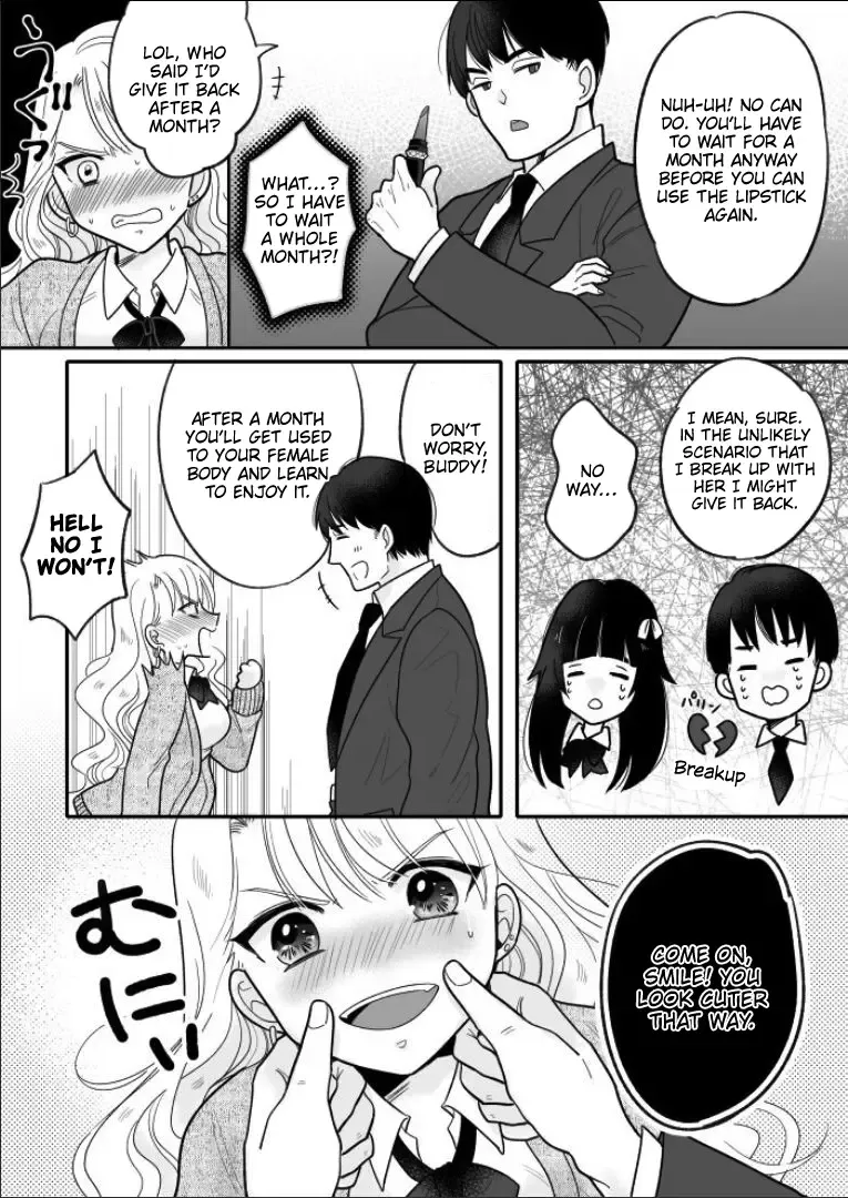 [Minaduki Nanana - Torajima Tao] Kawaii Gal to Karada o Irekaerareta Ore ga Shinyuu to H Suru Hanashi. | A Story About How I Swapped Bodies With a Cute Gal and Fucked My Best Friend. Fhentai - Page 12