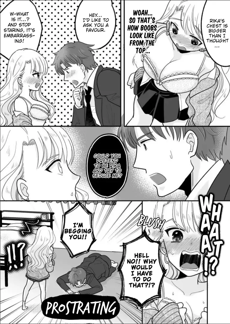 [Minaduki Nanana - Torajima Tao] Kawaii Gal to Karada o Irekaerareta Ore ga Shinyuu to H Suru Hanashi. | A Story About How I Swapped Bodies With a Cute Gal and Fucked My Best Friend. Fhentai - Page 18