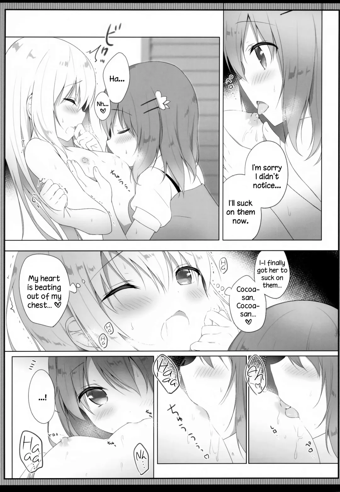 [Amedamacon] Amatoro Chino Milk | Chino's Sweet & Fatty Milk Fhentai - Page 9