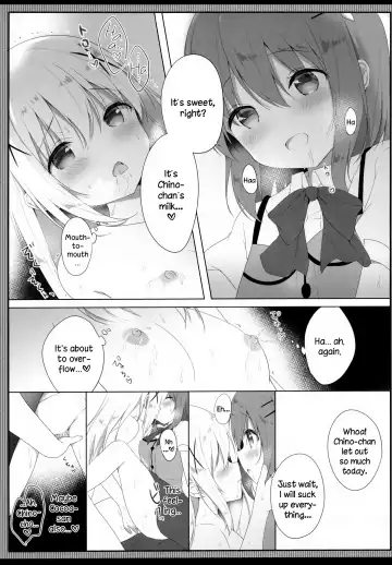 [Amedamacon] Amatoro Chino Milk | Chino's Sweet & Fatty Milk Fhentai - Page 11