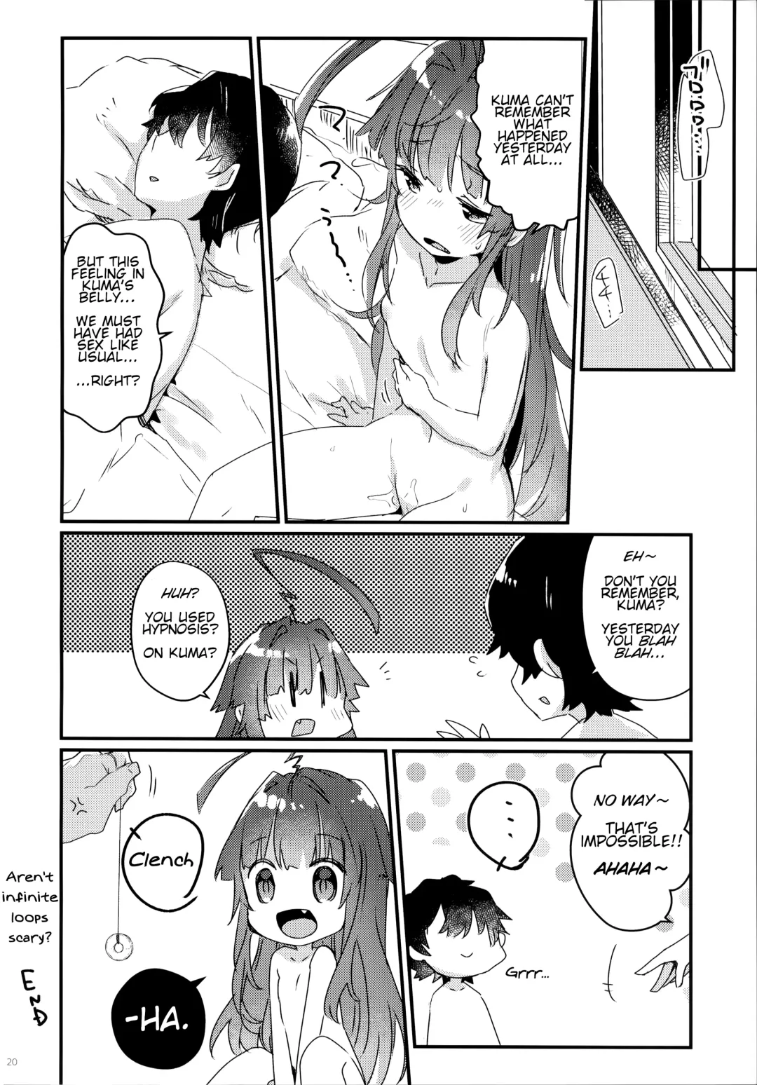 [Kanroame] Zettai Saimin Nante Kakaranai Kuma! | There's Absolutely no way Kuma could be Hypnotized! Fhentai - Page 19