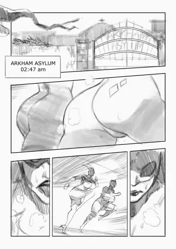 Catwoman and Quinn doujin sketch Fhentai - Page 2