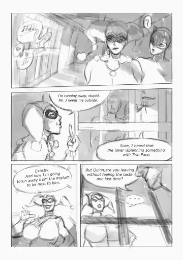 Catwoman and Quinn doujin sketch Fhentai - Page 4