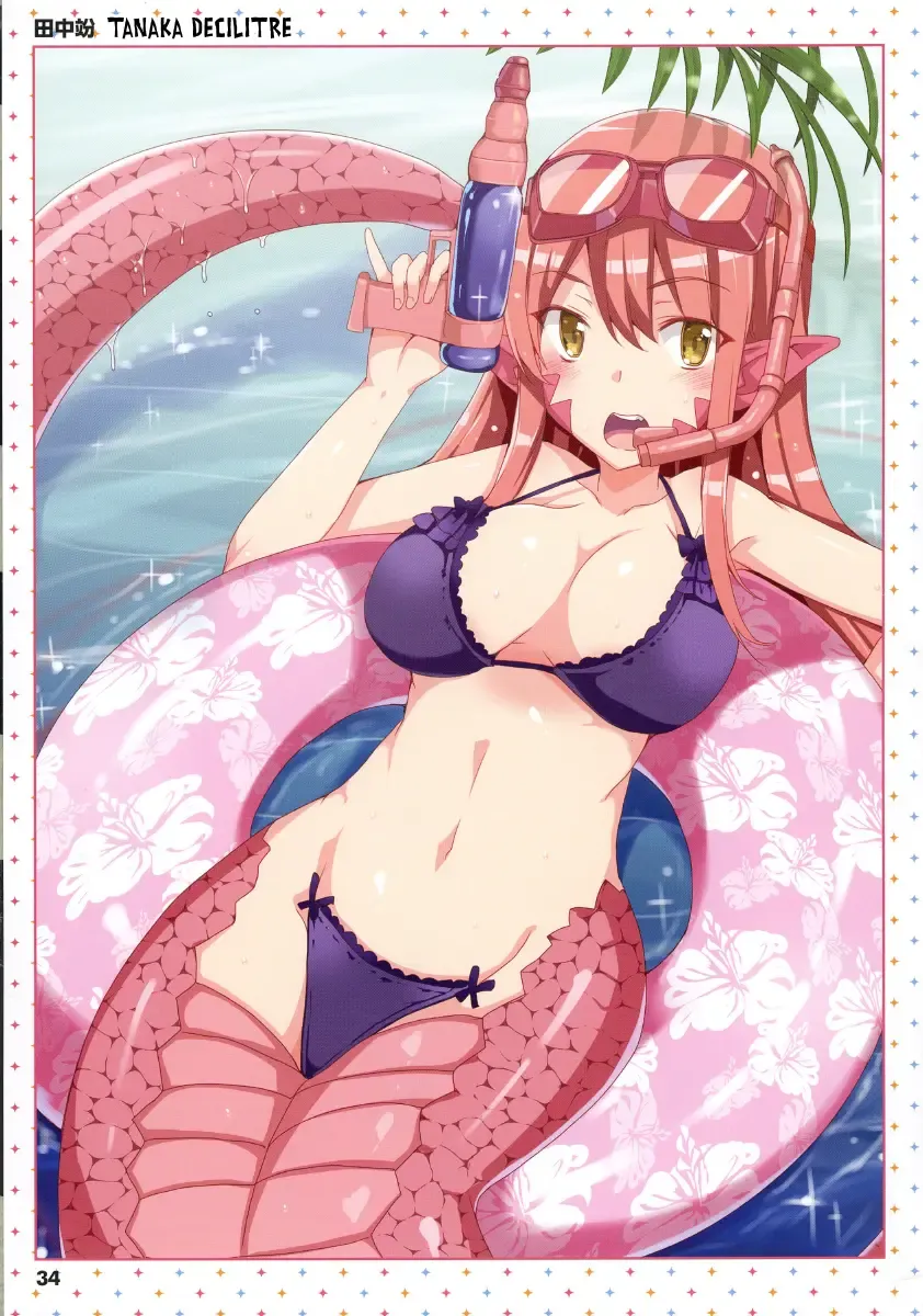 Monster Musume no Iru Nichijou -Everyday Life with Monster Girls- ANOTHER CREATOR VISUAL FAN BOOK Fhentai - Page 34