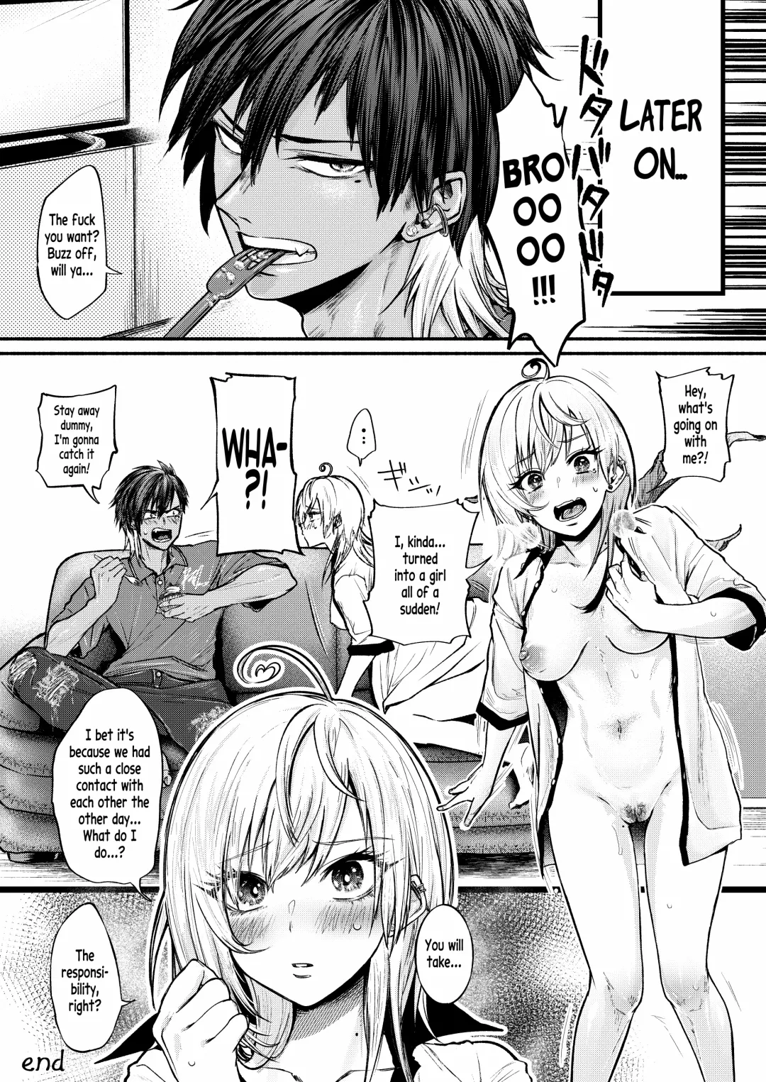 TSF Virus Monogatari. ~Kurosaki Kyoudai Hen~ | A Genderswap Virus Story ~Kurosaki Brothers Case~ Fhentai - Page 26