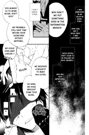 [Asaisai] Izaya Kankin | Izaya's Imprisonment Fhentai - Page 9