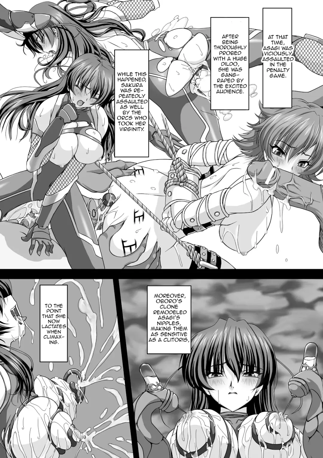 [Takahama Tarou] Taimanin Asagi Chigyaku no Ankoku Yuugi Fhentai - Page 12