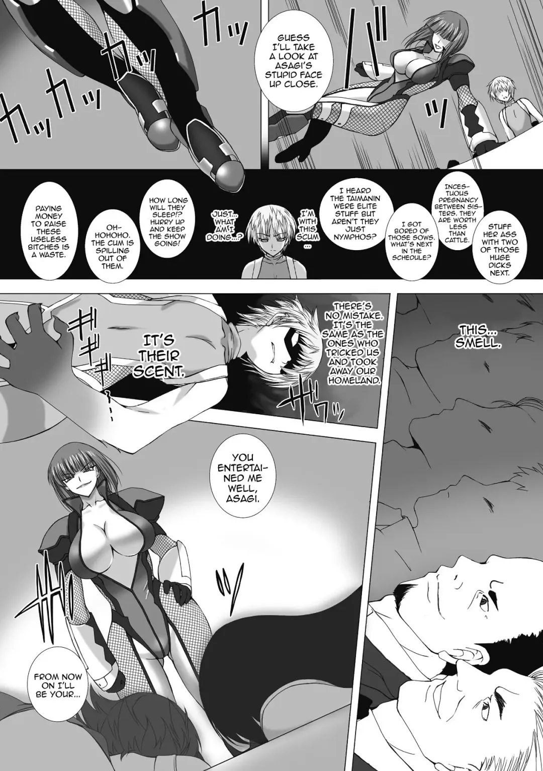[Takahama Tarou] Taimanin Asagi Chigyaku no Ankoku Yuugi Fhentai - Page 159