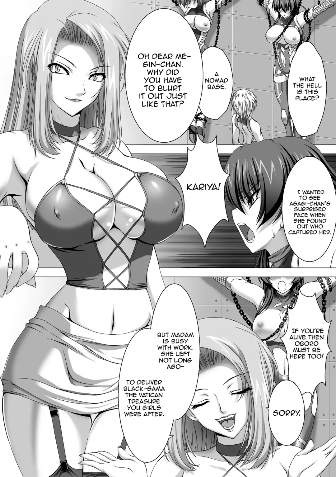[Takahama Tarou] Taimanin Asagi Chigyaku no Ankoku Yuugi Fhentai - Page 25