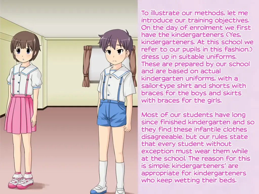 Onesho Kyousei Gasshukusho Nyuuen Annai | Enrollment Guide for Bedwetters Correctional School Fhentai - Page 3