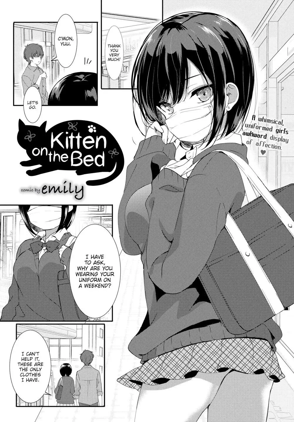 [Emily] Bed no Koneko-chan | Kitten on the Bed Fhentai - Page 1