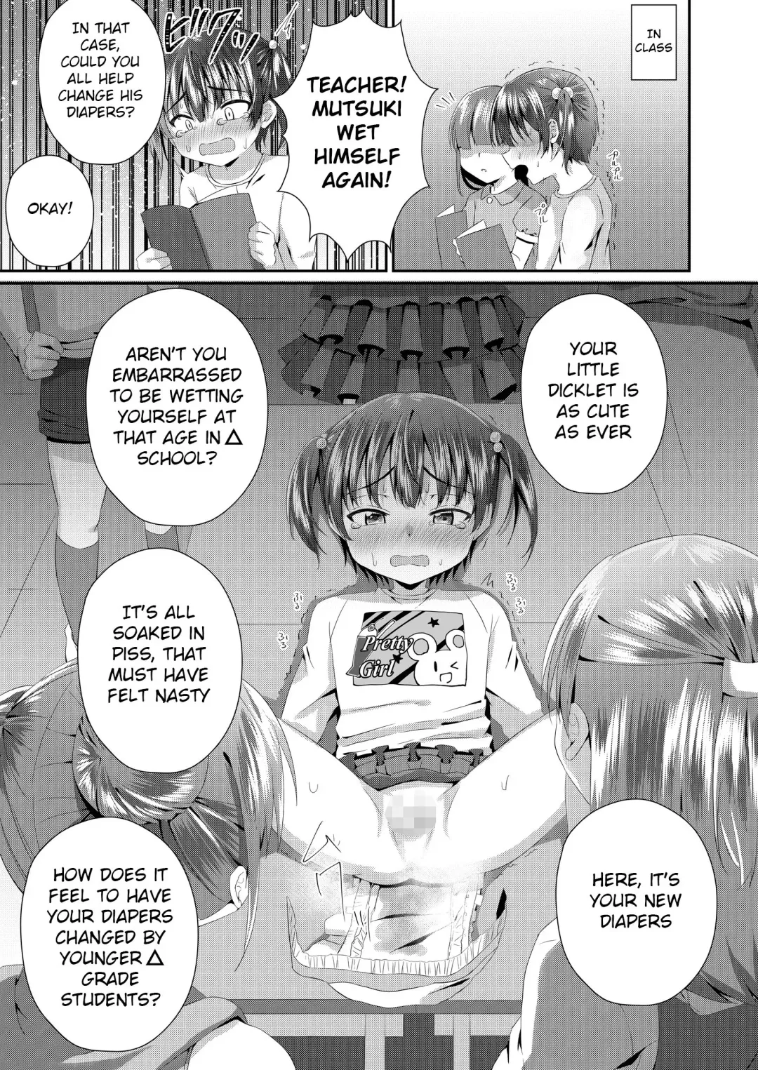 [Kosuke Poke] Onii-chan Omutsu Nuretenai? | Big Bro, Is Your Diaper Wet? Fhentai - Page 14