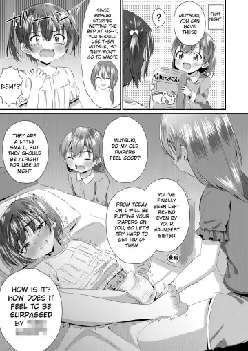 [Kosuke Poke] Onii-chan Omutsu Nuretenai? | Big Bro, Is Your Diaper Wet? Fhentai - Page 12