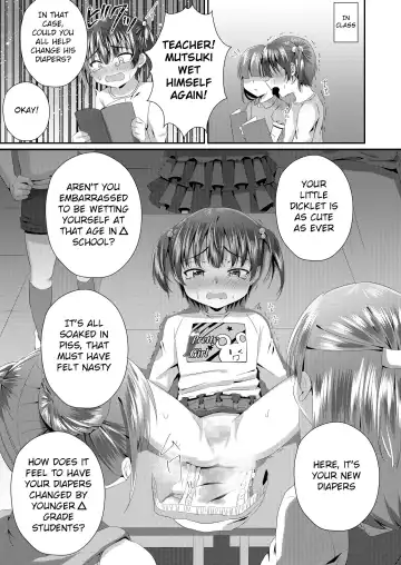 [Kosuke Poke] Onii-chan Omutsu Nuretenai? | Big Bro, Is Your Diaper Wet? Fhentai - Page 14