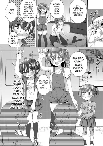 [Kosuke Poke] Onii-chan Omutsu Nuretenai? | Big Bro, Is Your Diaper Wet? Fhentai - Page 9
