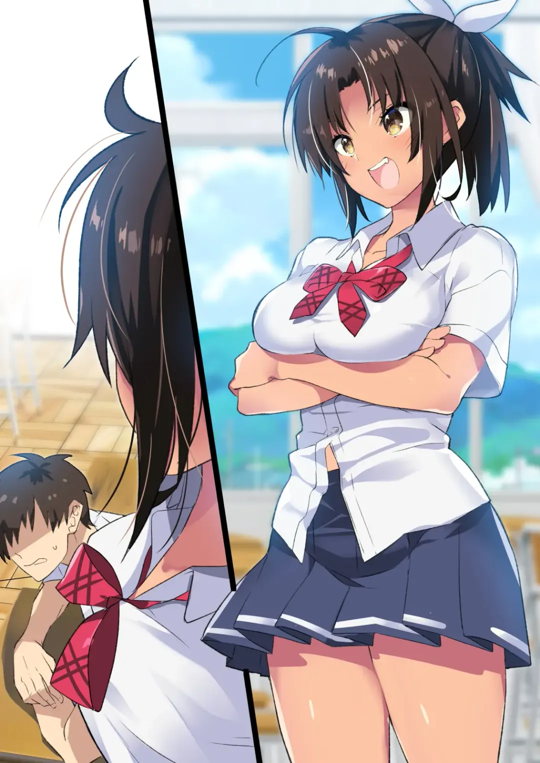 [Ariko Youichi] Inaka Osananajimi wa Hatsujouchuu! ~Muchimuchi Dosukebe Bitch ni Seichou Shita Osananajimi to Namahame Seikatsu~ Fhentai - Page 43