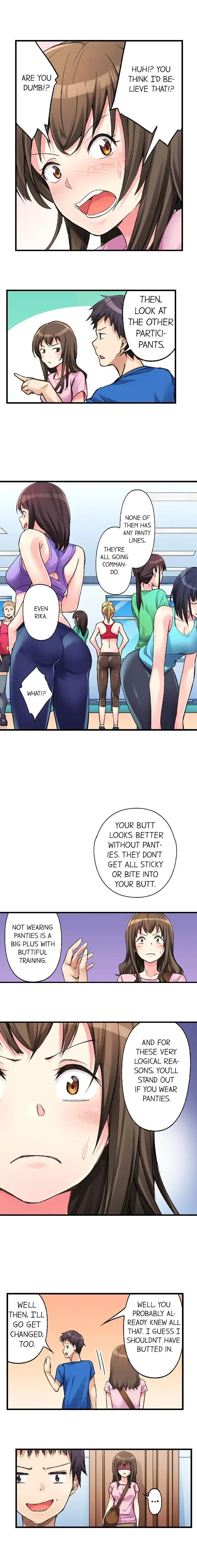 [Taroimo] No Panty Booty Workout! Fhentai - Page 10
