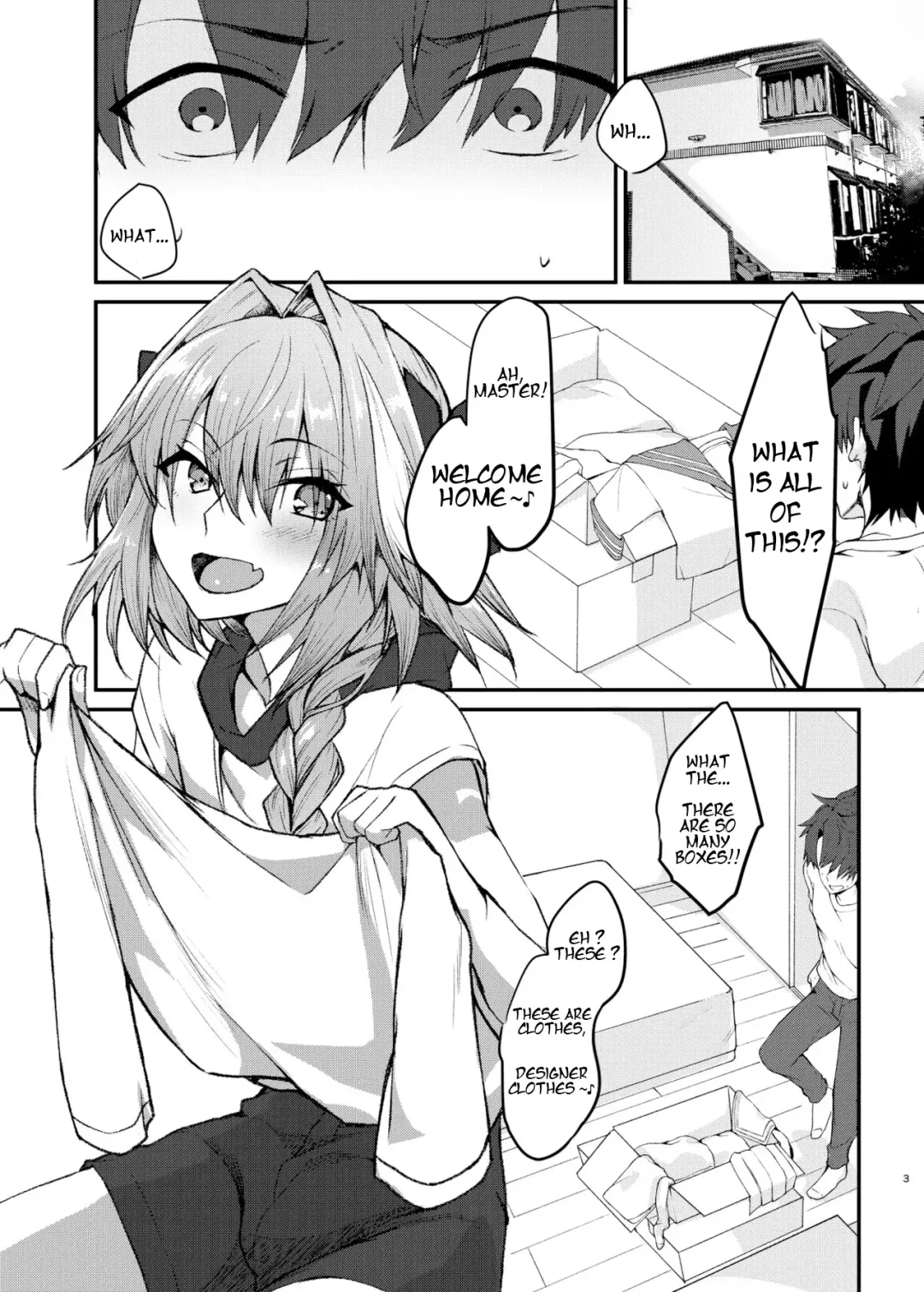 [Nakajima Kotoko] Astolfo-kun to Cosplay H suru Hon | Cosplay H with Astolfo Fhentai - Page 3