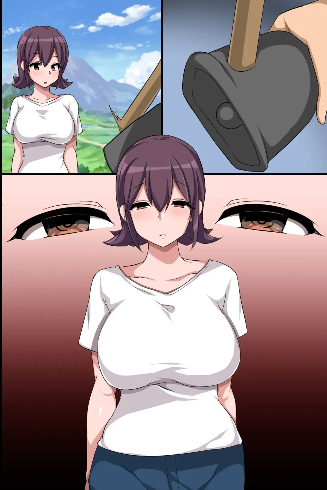 [Konecha] Dekanyuujo domo wo Shitsukake Bonyuu wo Dobadoba Funsha Suru Meushiko ni Sodateru Milk Bokujou Fhentai - Page 55