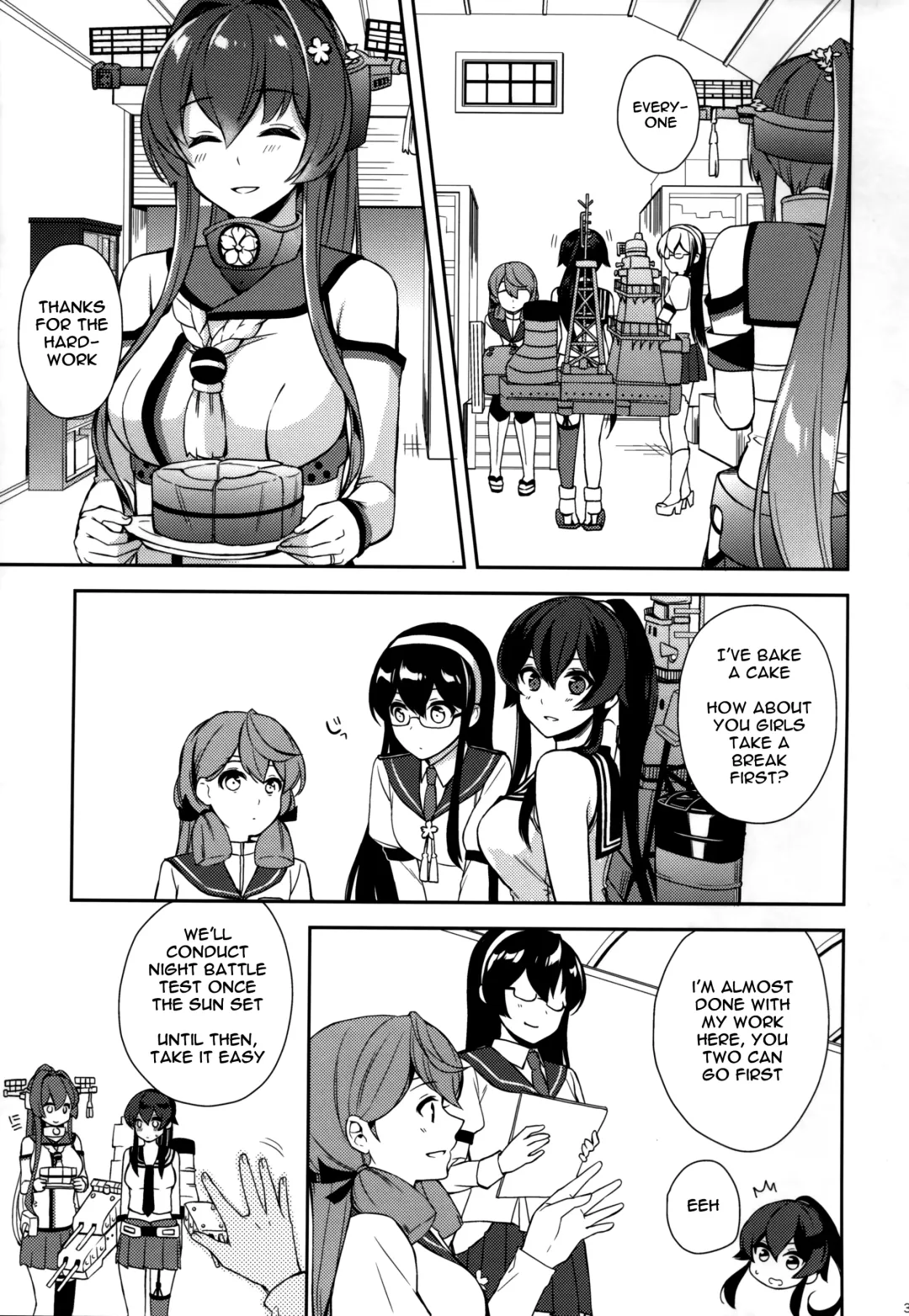 [Ichinomiya] Keijun Yahagi wa Koi o Shita. Jou | Light Cruiser Yahagi Fell In Love - First Fhentai - Page 30