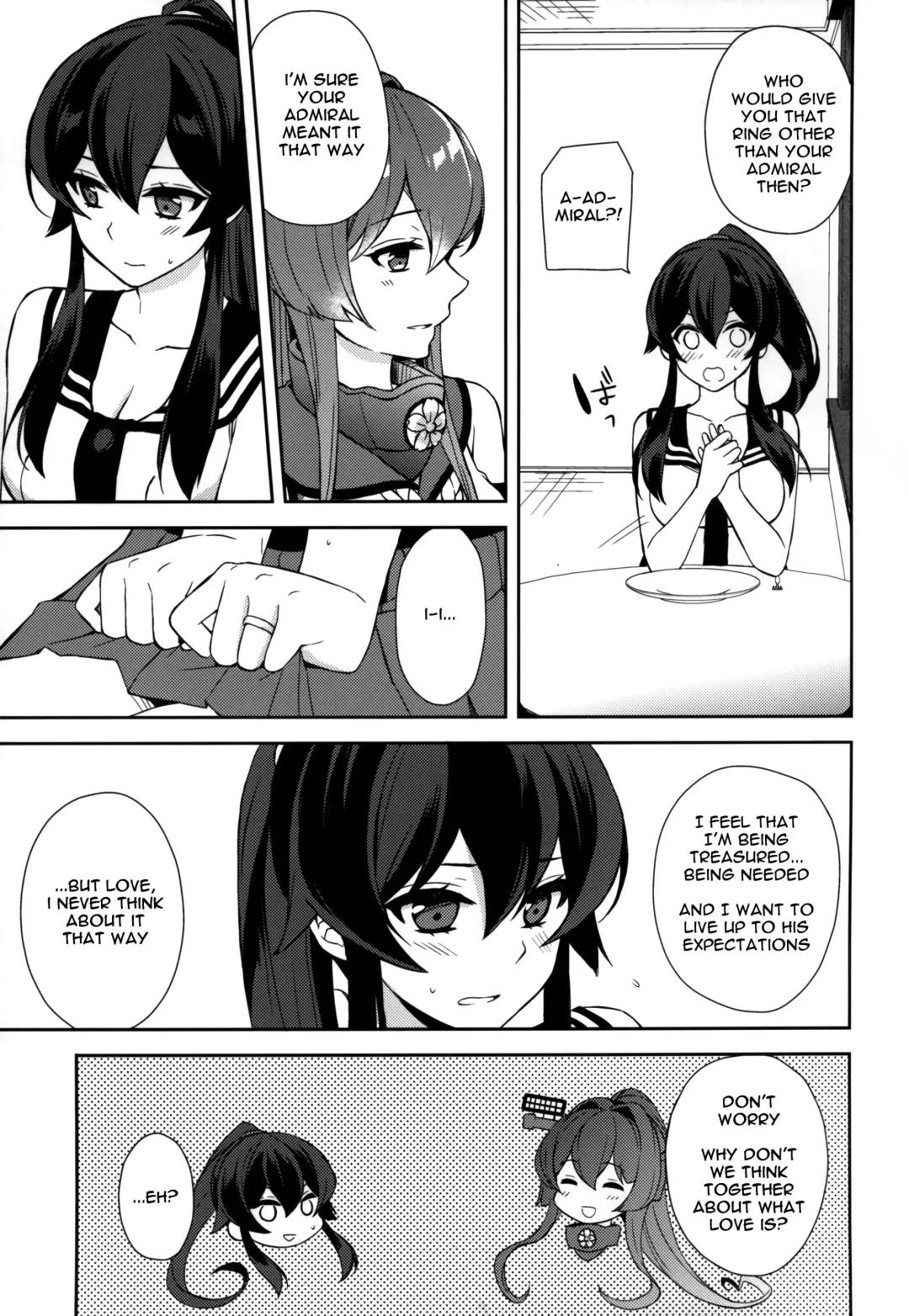 [Ichinomiya] Keijun Yahagi wa Koi o Shita. Jou | Light Cruiser Yahagi Fell In Love - First Fhentai - Page 34