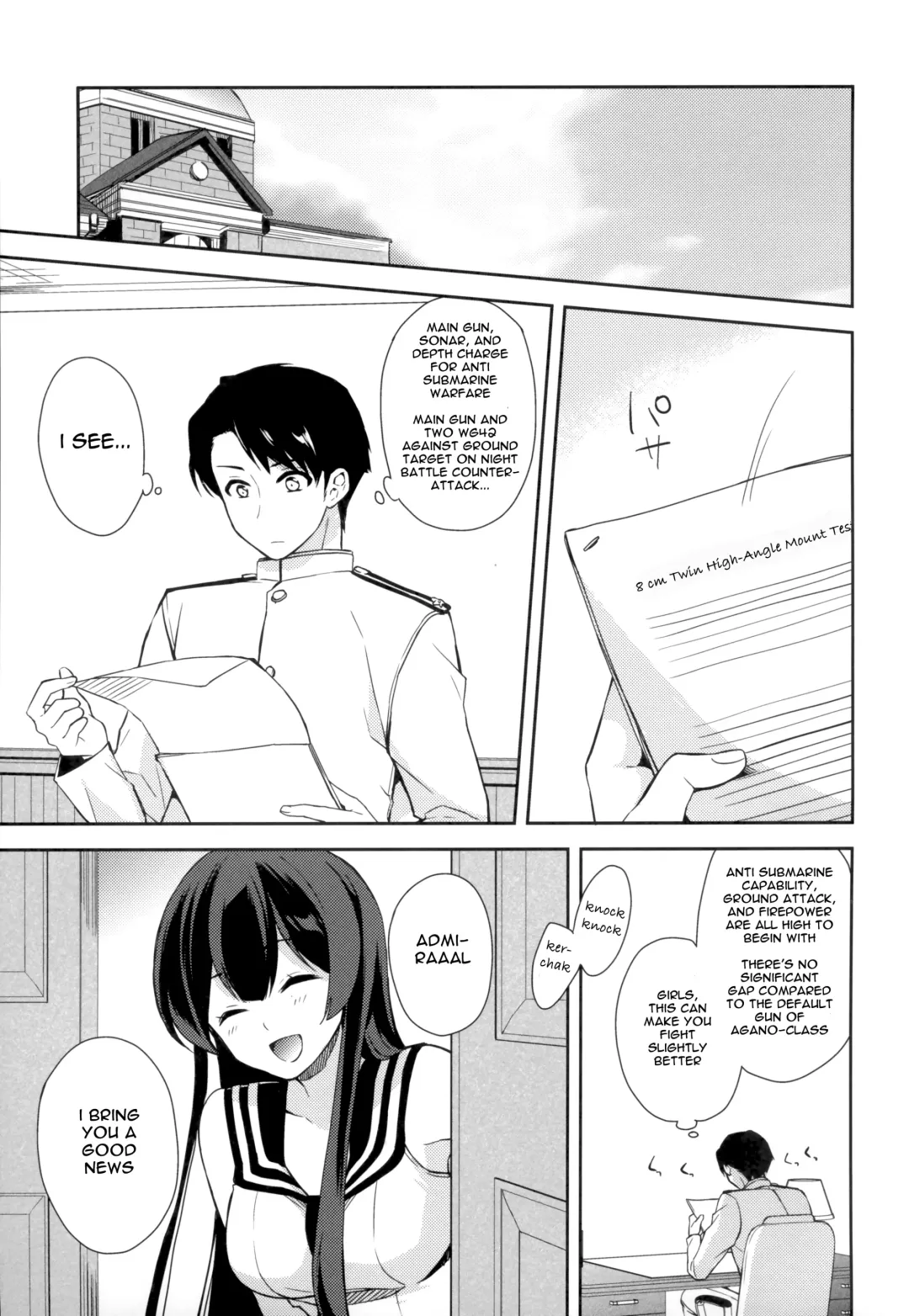 [Ichinomiya] Keijun Yahagi wa Koi o Shita. Jou | Light Cruiser Yahagi Fell In Love - First Fhentai - Page 47