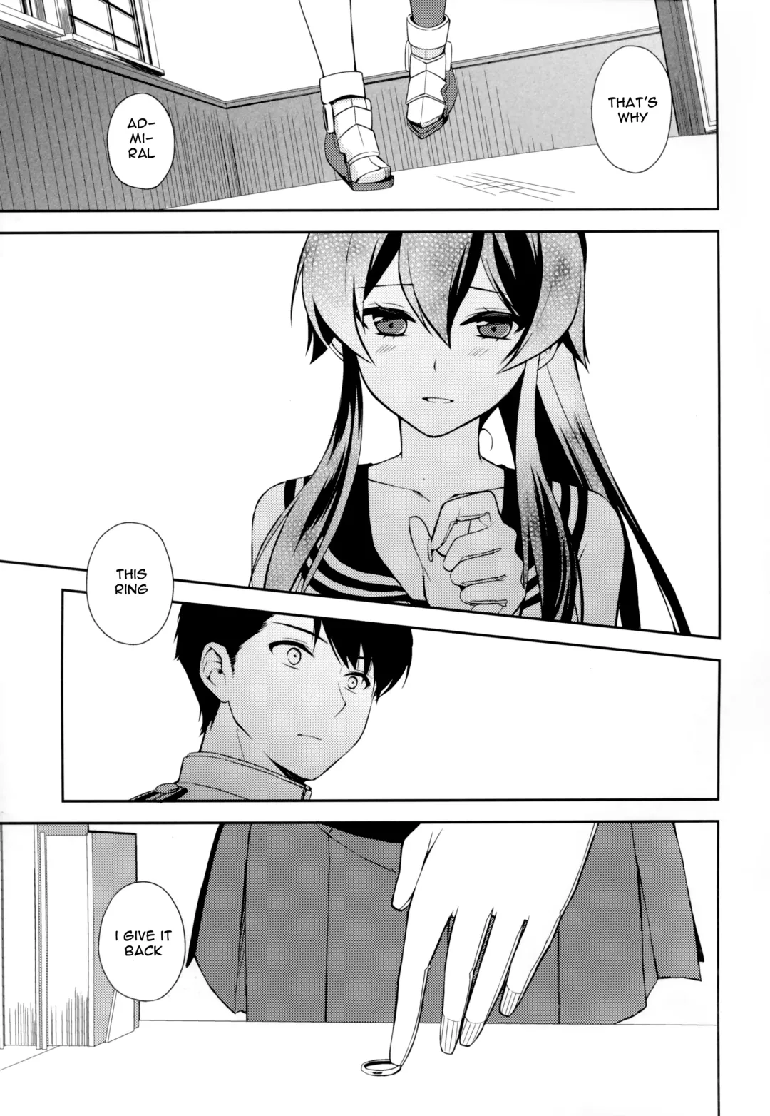[Ichinomiya] Keijun Yahagi wa Koi o Shita. Jou | Light Cruiser Yahagi Fell In Love - First Fhentai - Page 53
