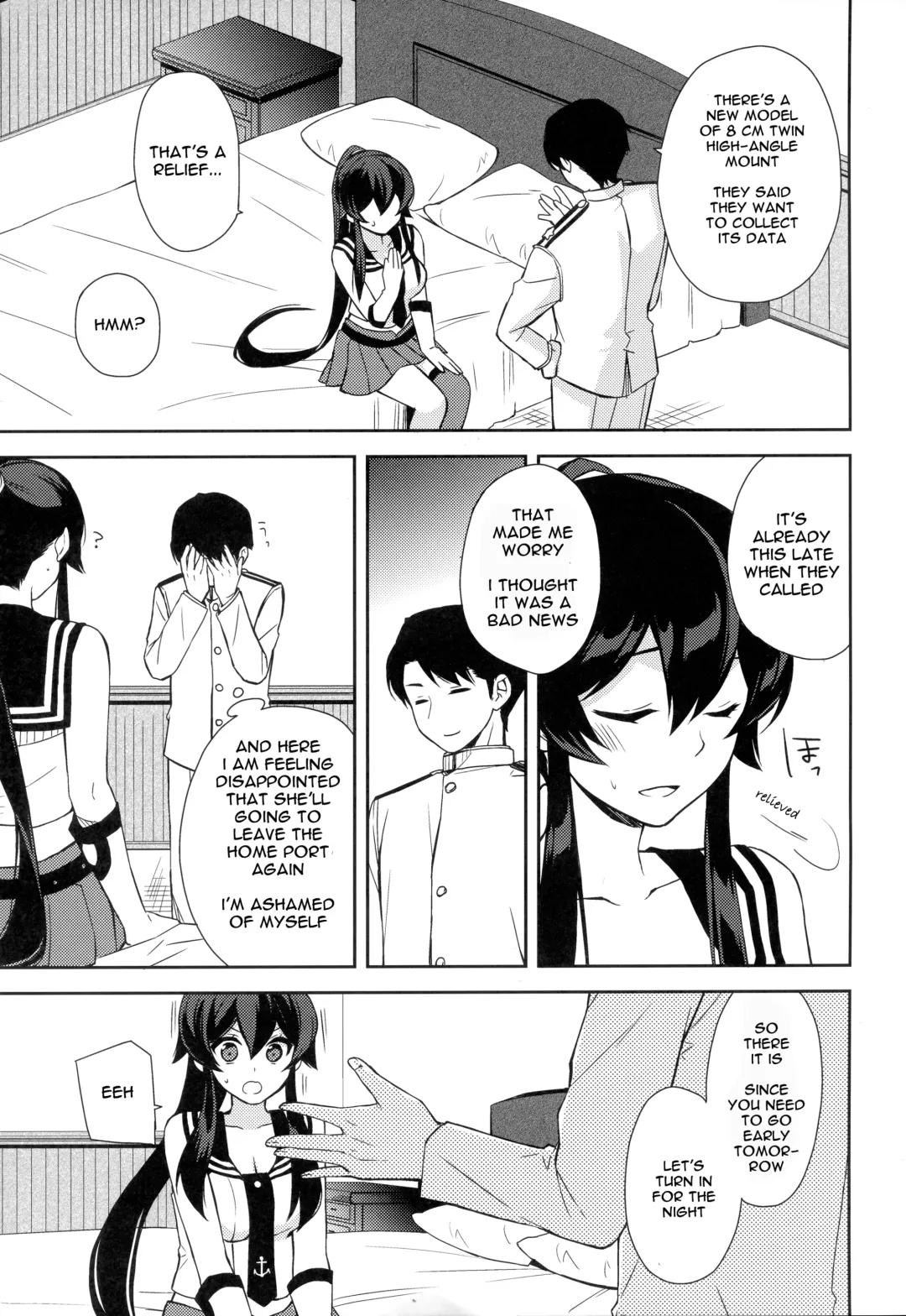 [Ichinomiya] Keijun Yahagi wa Koi o Shita. Jou | Light Cruiser Yahagi Fell In Love - First Fhentai - Page 8