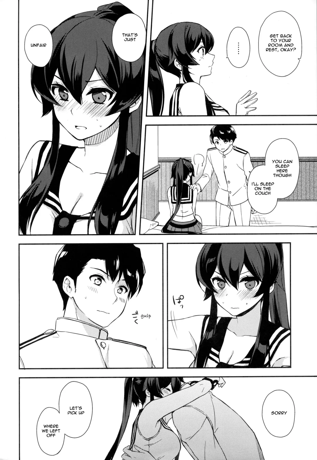 [Ichinomiya] Keijun Yahagi wa Koi o Shita. Jou | Light Cruiser Yahagi Fell In Love - First Fhentai - Page 9