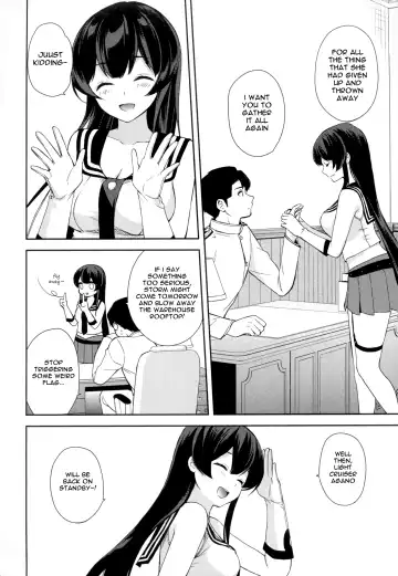 [Ichinomiya] Keijun Yahagi wa Koi o Shita. Jou | Light Cruiser Yahagi Fell In Love - First Fhentai - Page 50