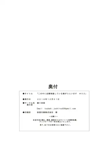 [Tsubaki Jushirou] Kono Naka ni Kinshin Soukan Shiteiru Musume ga 3-nin Imasu #02 Fhentai - Page 30