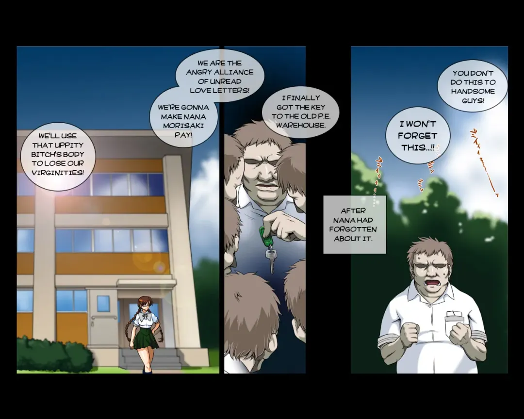 Full Color 18-kin Comic "Hoshimusume" Fuuki Iinchou Morisaki Nana no Maki | Target Girl - President of Public Morals Nana Morisaki Fhentai - Page 3