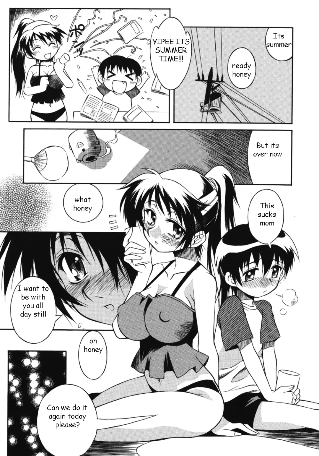 [Yaeda Nagumo] Summer Fun With Mom Fhentai - Page 3