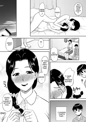 [Tadano Kushami] 1-nichi dake no Mama ~Oba-san ga Boku no Mama~ | Mama for One Day ~My Aunt is My Mama~ Fhentai - Page 34