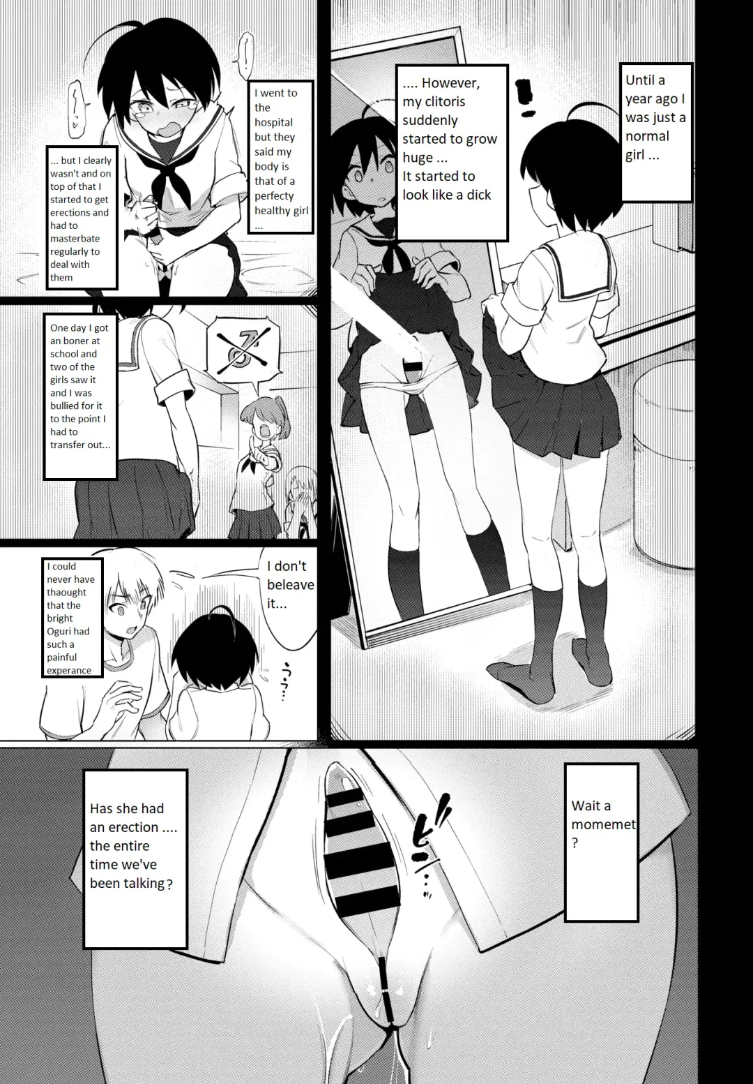 [Aomushi] Furuya-kun to Oguri-san | The transfer student is a futanari! Fhentai - Page 5