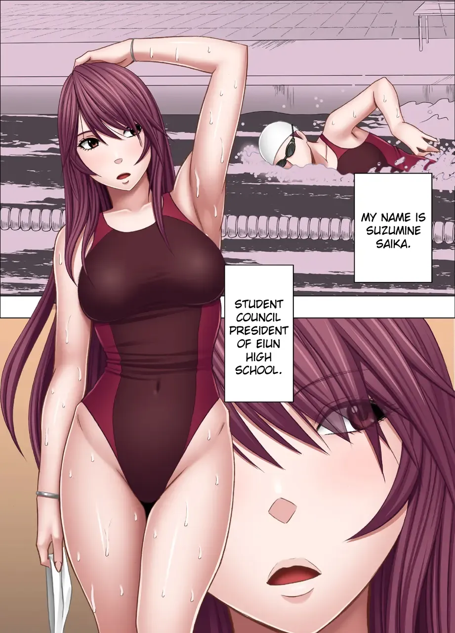 [Crimson] Suzumine Saika no Himerareta Yokkyuu | Suzumine Saika's Hidden Desire Fhentai - Page 1