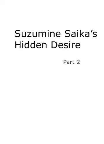 [Crimson] Suzumine Saika no Himerareta Yokkyuu | Suzumine Saika's Hidden Desire Fhentai - Page 21