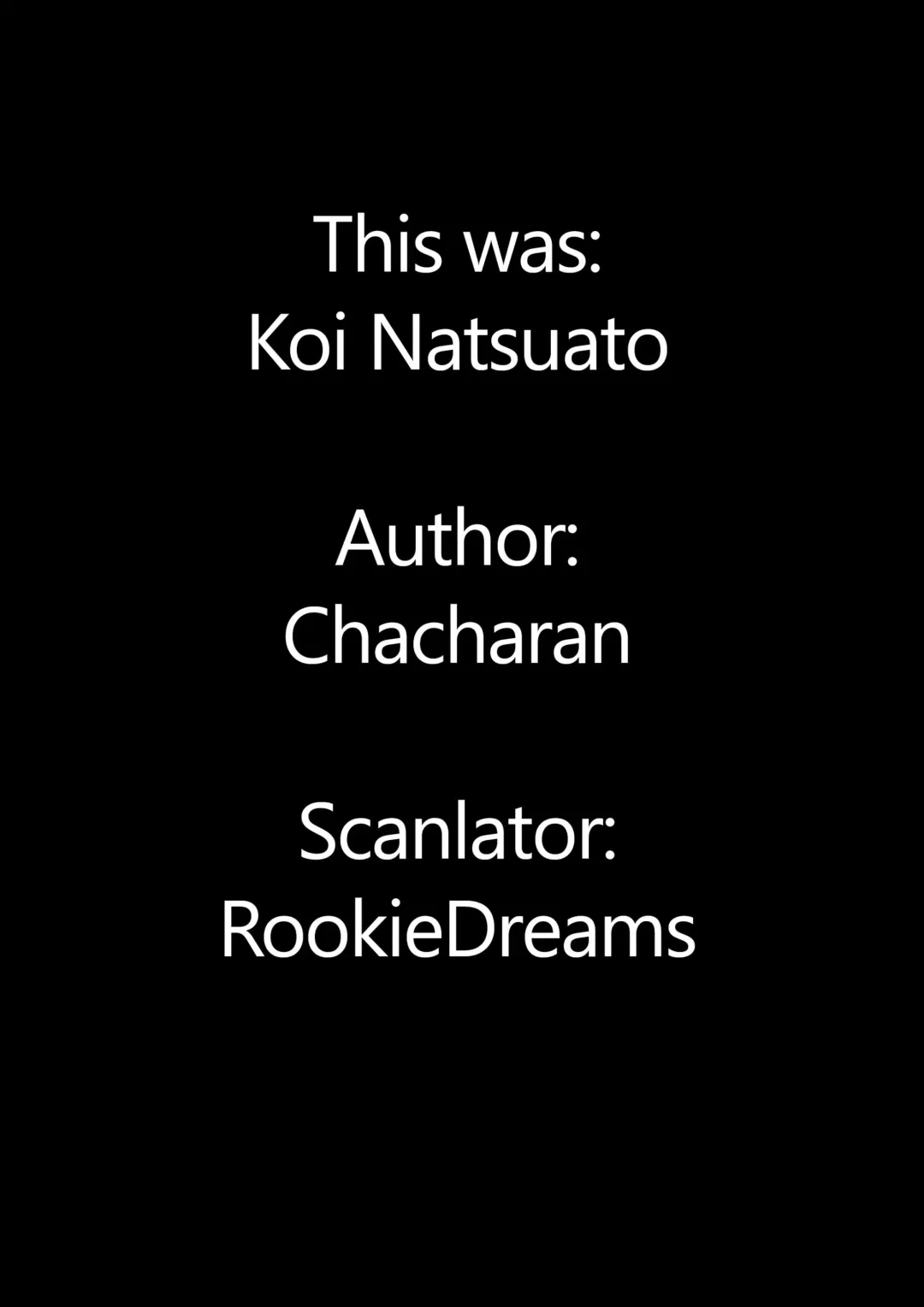 [Chacharan] Koi Natsuato Fhentai - Page 6