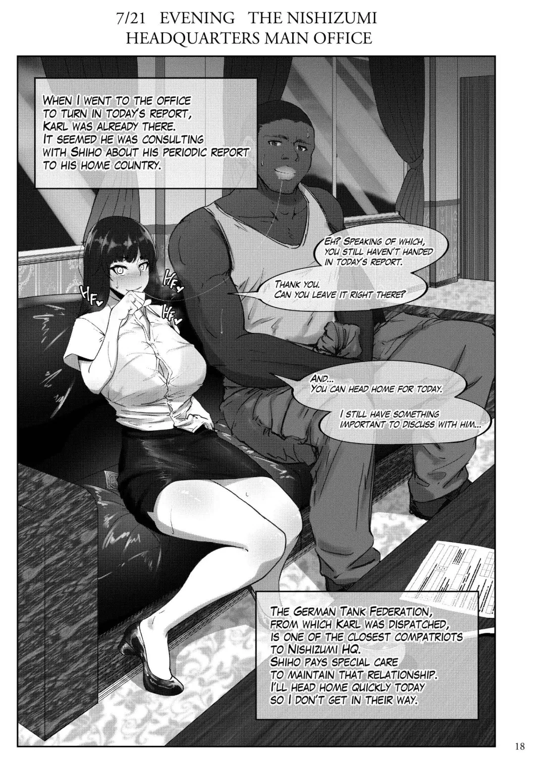 [Rasson] Shiho-san to Kokujin Kenshuusei Fhentai - Page 17