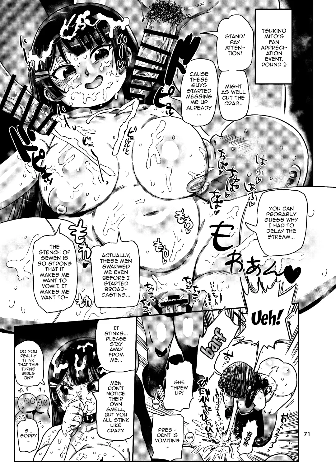 [Kiliu] Tsukino Iinchou to Mob Shuujin-tachi | Commitee Chairman Tsukino And The Prisoner Background Characters Fhentai - Page 13