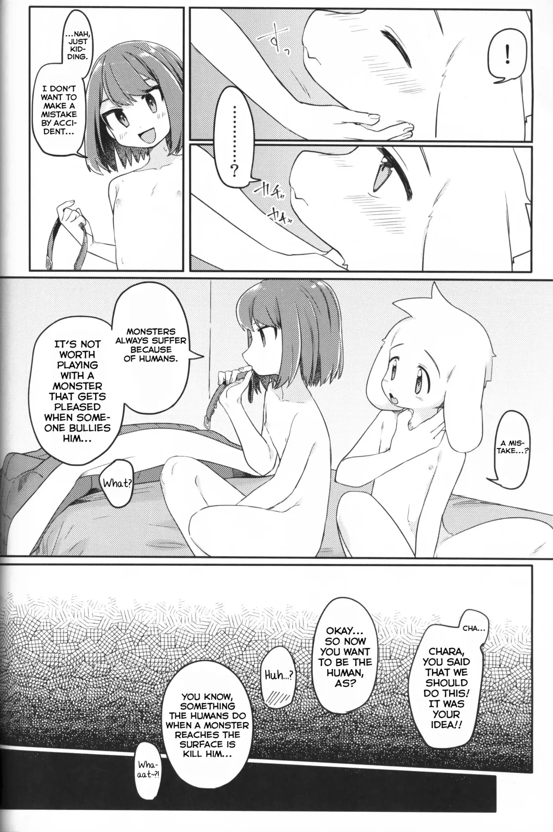 [Hidari Pory5n] Monster to Ningen Gokko Fhentai - Page 34