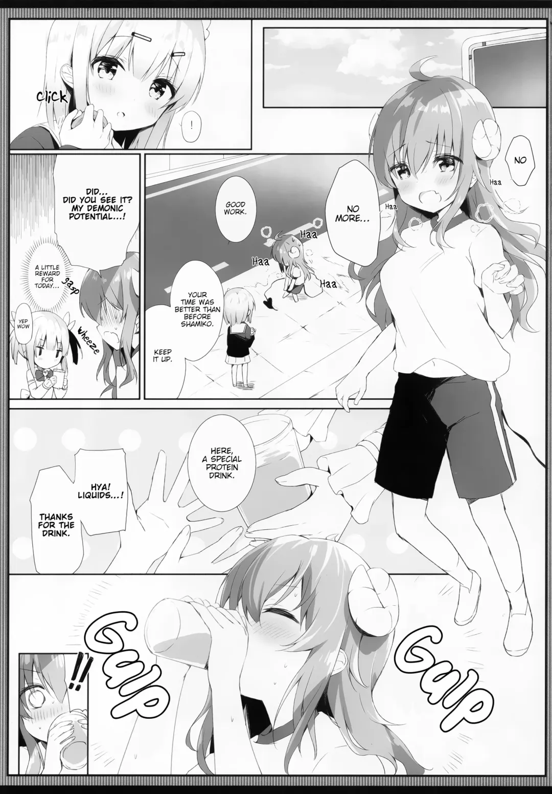[Amedamacon] Shamiko wa Yokoshima Mazoku dattan da ne Fhentai - Page 4