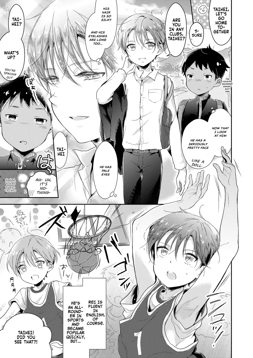 [Midoriiro] Ibunka Kouryuu de Hatsu Taiken! Fhentai - Page 3