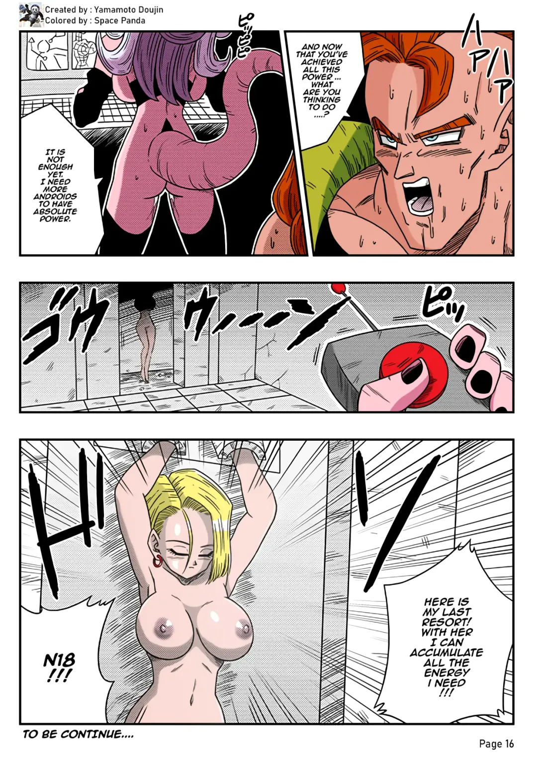 [Yamamoto] Kyonyuu Android Sekai Seiha o Netsubou!! Android 21 Shutsugen!! | Busty Android Wants to Dominate the World! Fhentai - Page 16