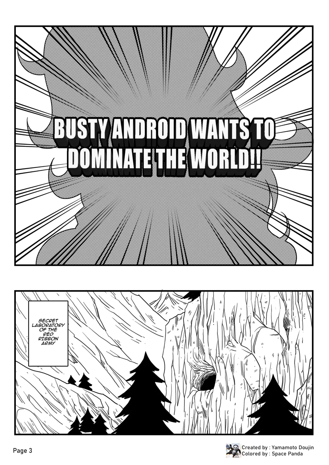 [Yamamoto] Kyonyuu Android Sekai Seiha o Netsubou!! Android 21 Shutsugen!! | Busty Android Wants to Dominate the World! Fhentai - Page 3