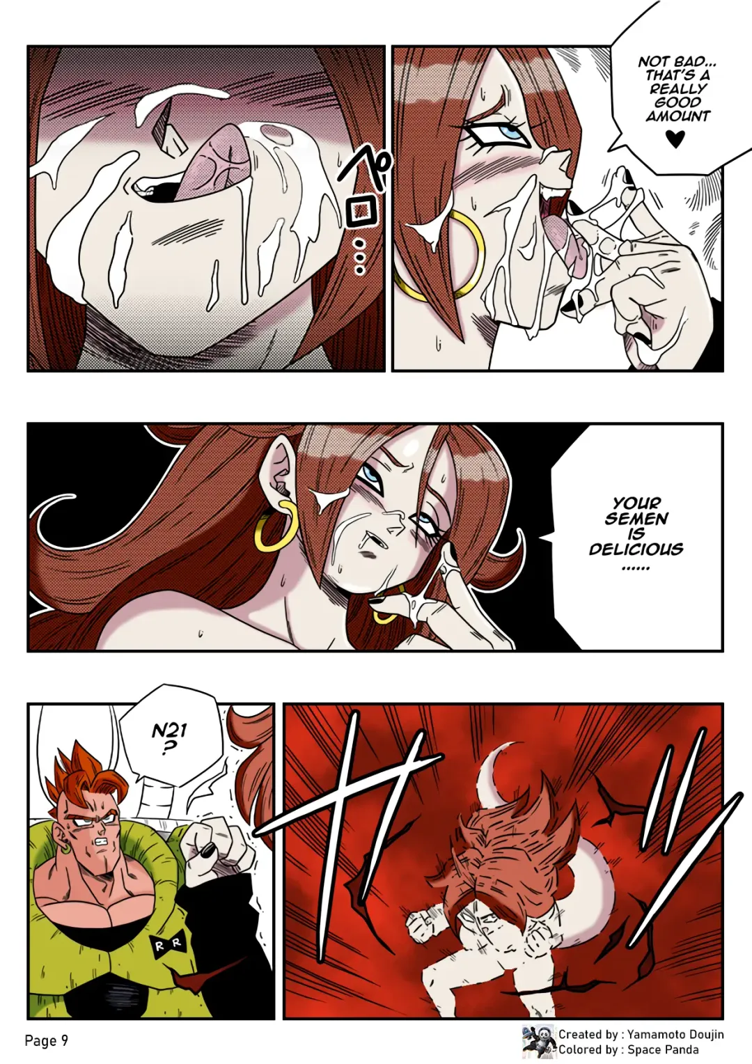 [Yamamoto] Kyonyuu Android Sekai Seiha o Netsubou!! Android 21 Shutsugen!! | Busty Android Wants to Dominate the World! Fhentai - Page 9