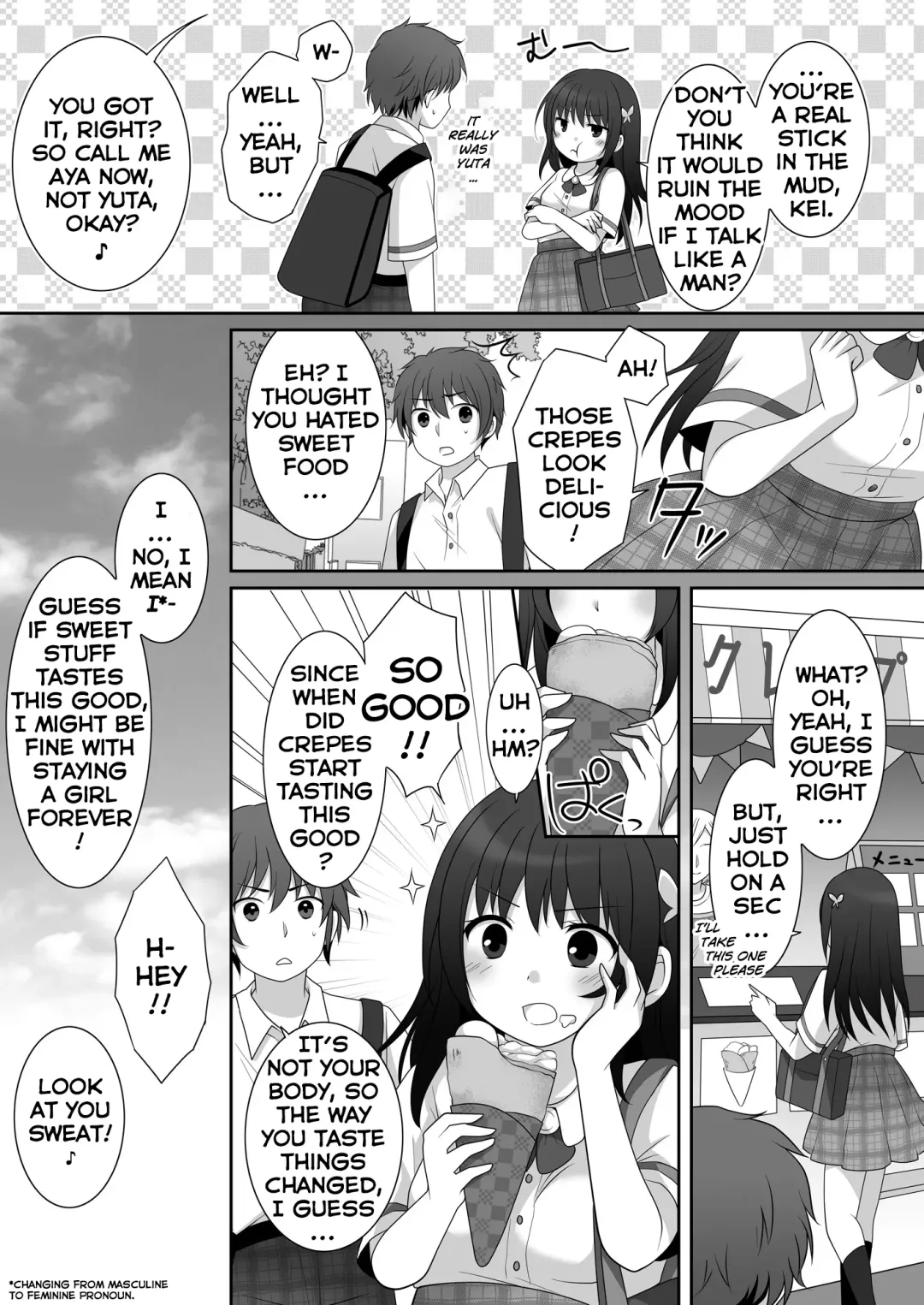 [Kuratsuka Riko] Joshi ni Hyoui shita Ore to Date shiyo! | I Possessed a Girl, So Let's Go on a Date! Fhentai - Page 10