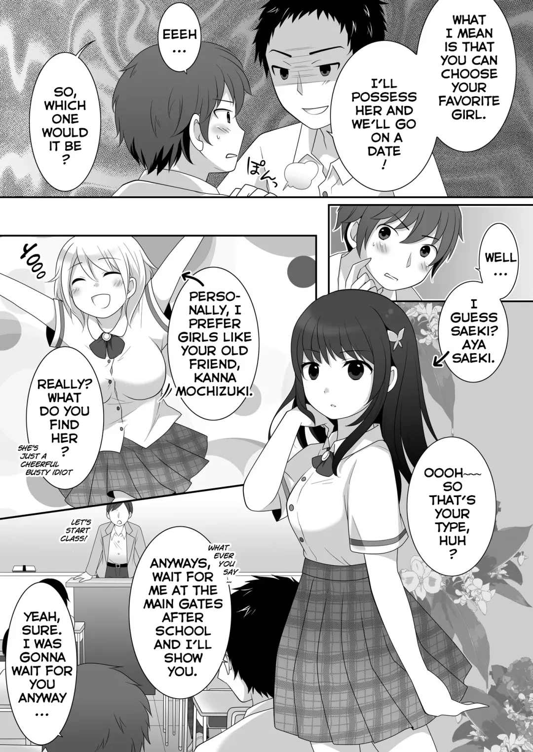 [Kuratsuka Riko] Joshi ni Hyoui shita Ore to Date shiyo! | I Possessed a Girl, So Let's Go on a Date! Fhentai - Page 5